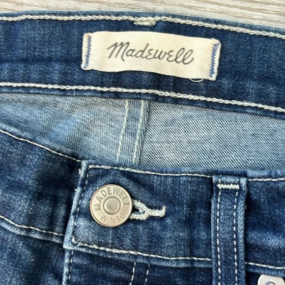 Madewell Slim Straight Jeans in dark blue size 30 - Picture 6 of 14